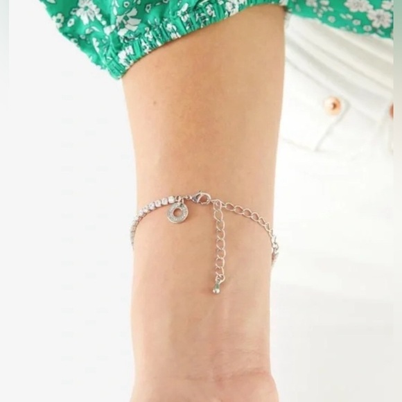 NEW CZ by Kenneth Jay Lane Tennis Bracelet - Picture 2 of 3